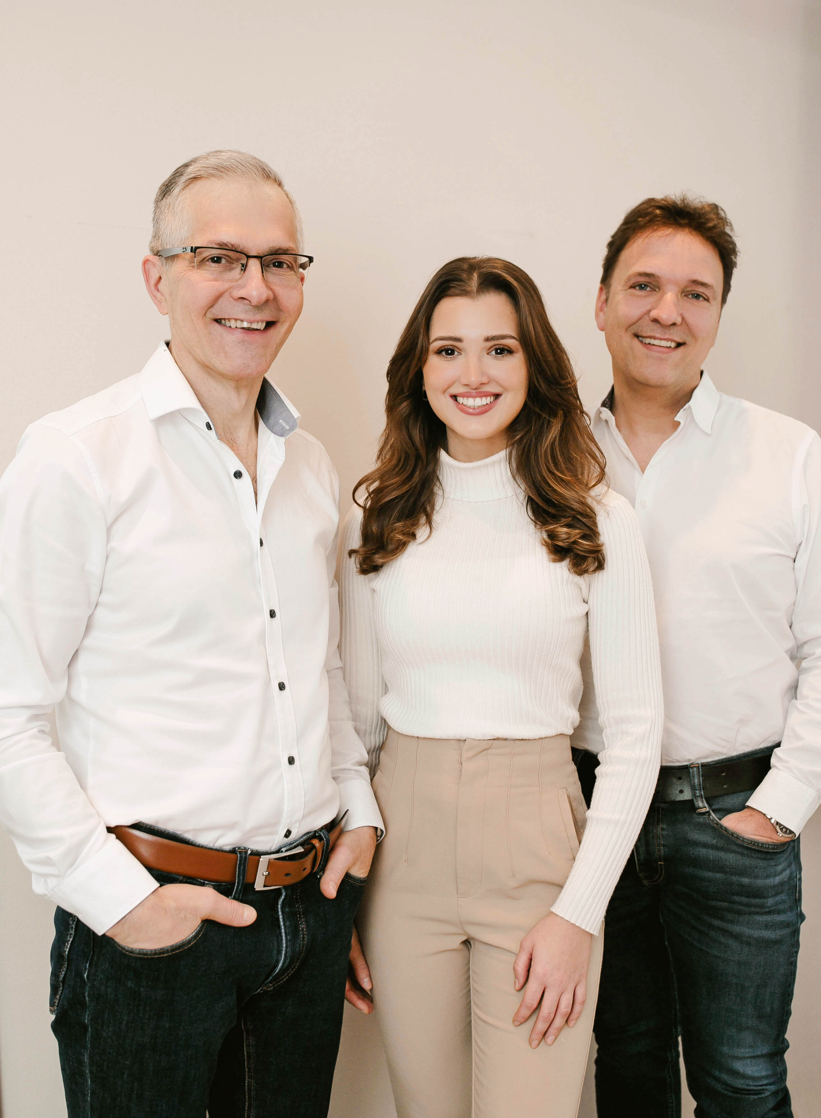 Dr Döbler, Dr. Lisovets und Frau Dochtsidis